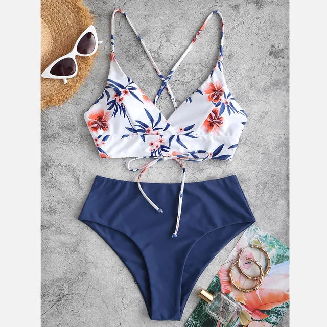 Bloemenprint Bikini Set - Parsido