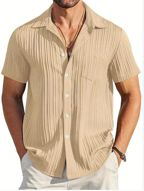 Casual Zomers Katoenen Overhemd - Parsido