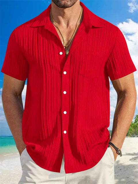 Casual Zomers Katoenen Overhemd - Parsido