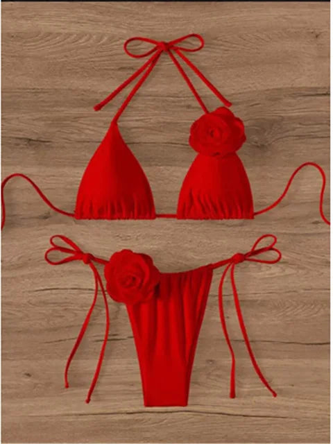 Modieuze Sexy Bloemen Bikini - Parsido