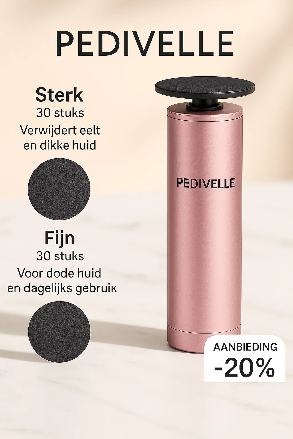 PEDIVELLE Elektrische Eeltverwijderaar - Parsido