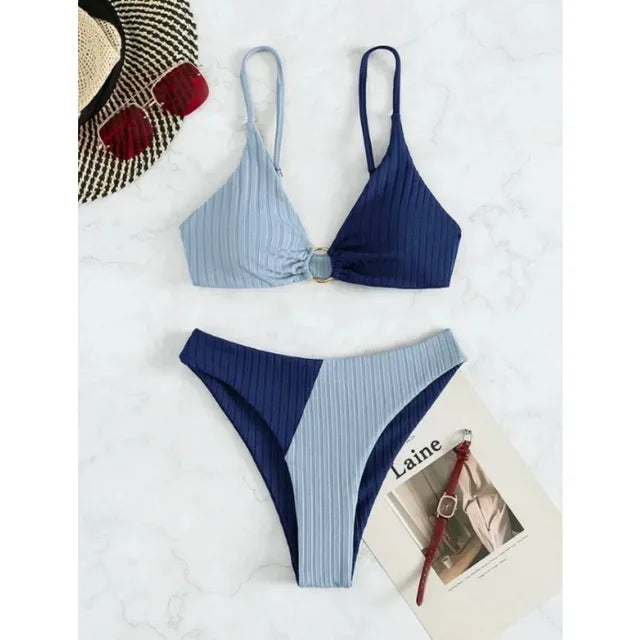 Sexy High-Waist Push-Up Bikini - Parsido