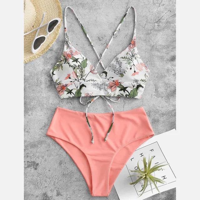Bloemenprint Bikini Set - Parsido