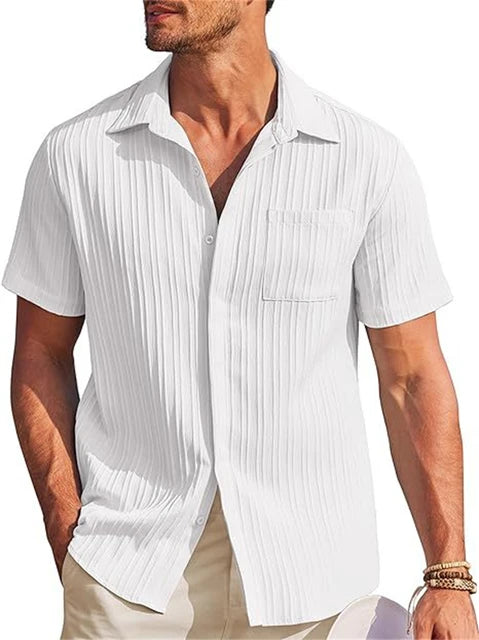 Casual Zomers Katoenen Overhemd - Parsido