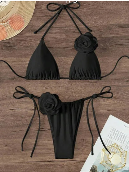 Modieuze Sexy Bloemen Bikini - Parsido