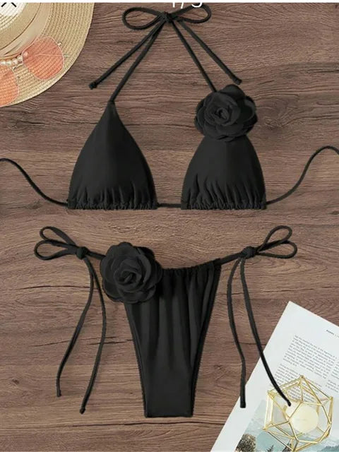 Modieuze Sexy Bloemen Bikini - Parsido