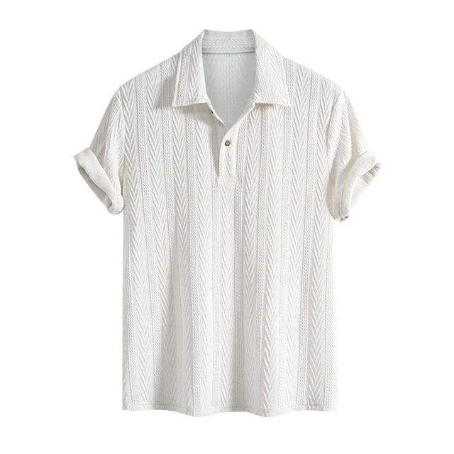 Casual Luxe Jacquard Polo - Parsido
