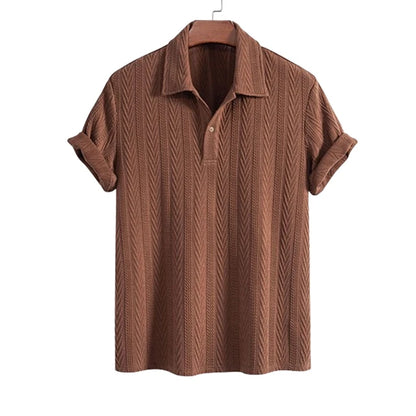 Casual Luxe Jacquard Polo - Parsido