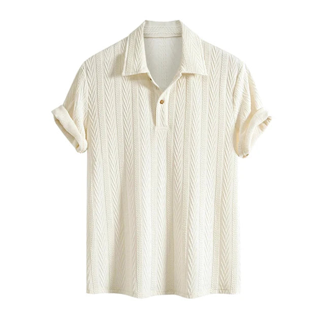 Casual Luxe Jacquard Polo - Parsido