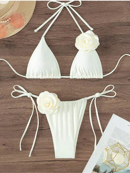 Modieuze Sexy Bloemen Bikini - Parsido