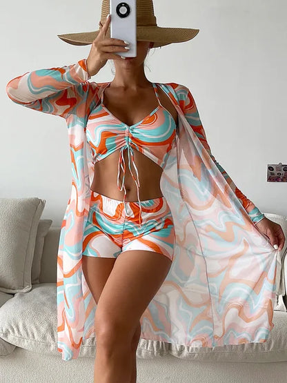 Sportieve 3-Delige Bikini Set – Parsido