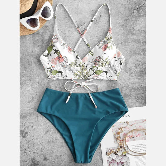 Bloemenprint Bikini Set - Parsido