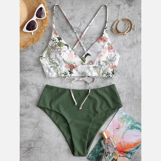 Bloemenprint Bikini Set - Parsido